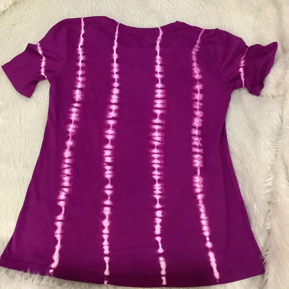 Johnny was women’s soft purple tie dye t shirt size xs - Picture 4 of 6